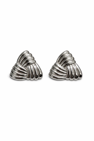 Aretes Nudo plateados