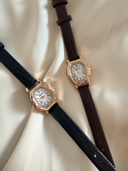 Reloj Valentina con correa de piel