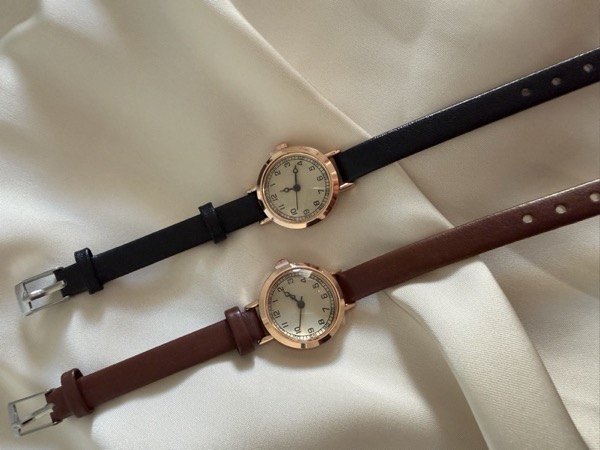 Reloj Camila con correa de piel